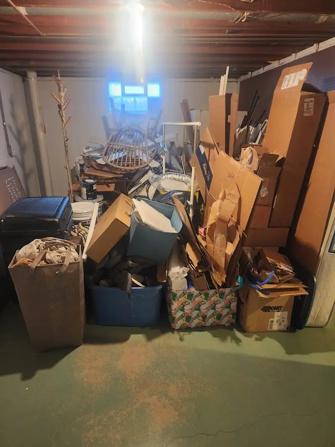 Roll-off dumpster container at job site for Yard Waste Dumpster Rental in Apache Junction